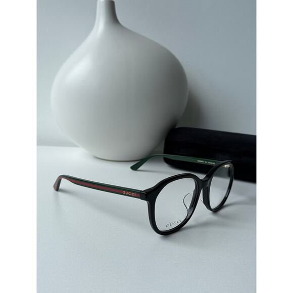 NEW Gucci GG0932OA Black Round Unisex Eyeglasses Frames - Picture 3 of 11